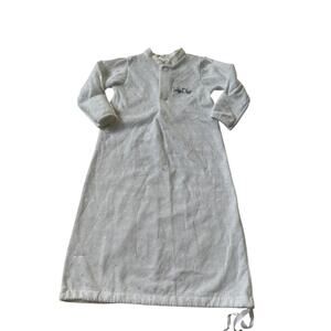 Baby Dior White Unisex Cinched Bottom Nightgown Baby Sleepwear 0-3 Months 38-6